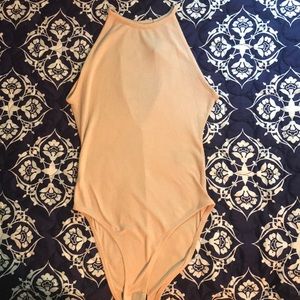 Blush-pink bodysuit